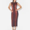 Das Baumwoll-Kleid mit Python-Print Das Baumwoll-Kleid mit Python-Print