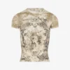 Das beige Madaillon-Hemd Das beige Madaillon-Hemd