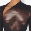 Das bronzefarbene „Body Dust“-Oberteil Das bronzefarbene „Body Dust“-Oberteil