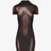 Das kurze bronzefarbene „Body Dust“-Kleid Das kurze bronzefarbene „Body Dust“-Kleid