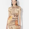Das kurze „Journal“-Kleid Das kurze „Journal“-Kleid