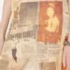 Das kurze „Journal“-Kleid Das kurze „Journal“-Kleid