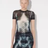 Das kurze schwarze Squeletor-Kleid