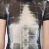 Das kurze schwarze Squeletor-Kleid
