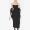 Das lange Bustier-Kleid