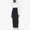 Das lange Color-Block-Kleid Das lange Color-Block-Kleid