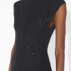 Das lange Pailletten-Kleid Das lange Pailletten-Kleid