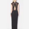Das lange Pailletten-Kleid Das lange Pailletten-Kleid