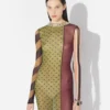 Das lange Patchwork-Kleid Das lange Patchwork-Kleid