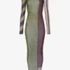 Das lange Patchwork-Kleid Das lange Patchwork-Kleid