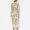 Das Madaillon-Baumwoll-Kleid Das Madaillon-Baumwoll-Kleid