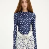 Das Polka-Dot-Oberteil