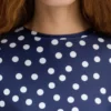 Das Polka-Dot-Oberteil