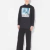 Das schwarze Oversize-Hemd „Water“
