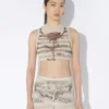 Das Tattoo Mariniare Crop-Oberteil Das Tattoo Mariniare Crop-Oberteil
