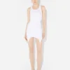 Das weiße Strumpfhalter-Kleid Das weiße Strumpfhalter-Kleid