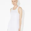 Das weiße Strumpfhalter-Kleid Das weiße Strumpfhalter-Kleid