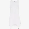 Das weiße Strumpfhalter-Kleid Das weiße Strumpfhalter-Kleid