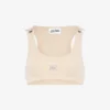 Der beige Gaultier-Patch-BH Der beige Gaultier-Patch-BH