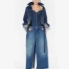 Der Denim-Mantel mit zwei Tragevarianten Der Denim-Mantel mit zwei Tragevarianten