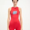 Der Junior Gaultier Tank-Top-Playsuit