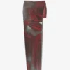 Der rote „Blurry Roses“-Hosenrock Der rote „Blurry Roses“-Hosenrock