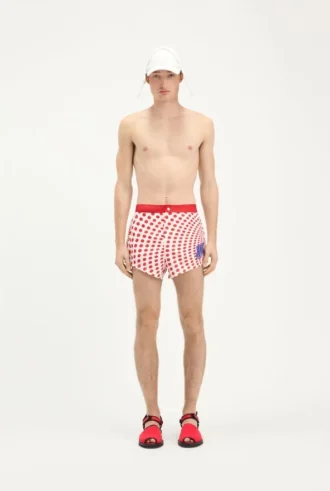Der rote Polka-Dot-Slip
