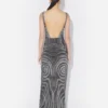 Der schwarze Spiral-Sarong Der schwarze Spiral-Sarong