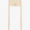 Die beigen Gaultier-Patch-Shorts