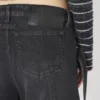 Die Black Denim Strap Jeans