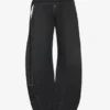 Die Black Denim Strap Jeans