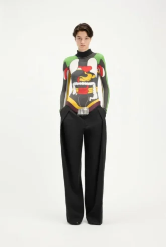 Die Curved-Anzughose als Hose