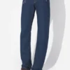 Die Denim-Jeans mit Trompe-l’œil-Effekt