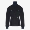 Die Denimjacke mit Schlitz Die Denimjacke mit Schlitz