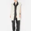 Die ärmellose Vanilla-Jacke Die ärmellose Vanilla-Jacke