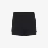 Die schwarzen Garter-Mini-Shorts Die schwarzen Garter-Mini-Shorts