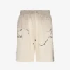 Die Shorts mit Multi-Tattoo-Print
