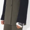 Die Zweimaterial-Jacke Die Zweimaterial-Jacke