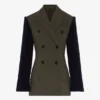 Die Zweimaterial-Jacke Die Zweimaterial-Jacke