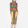 Neuauflage – das braune Midi-Kleid mit Punkten Neuauflage – das braune Midi-Kleid mit Punkten