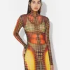 Neuauflage – das lange Kleid „Brown Dots“ Neuauflage – das lange Kleid „Brown Dots“