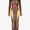 Neuauflage – das lange Kleid „Brown Dots“ Neuauflage – das lange Kleid „Brown Dots“