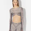 Neuauflage – das marineblaue Body Morph-Oberteil Neuauflage – das marineblaue Body Morph-Oberteil