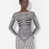Neuauflage – das marineblaue Body Morph-Oberteil Neuauflage – das marineblaue Body Morph-Oberteil