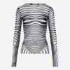 Neuauflage – das marineblaue Body Morph-Oberteil Neuauflage – das marineblaue Body Morph-Oberteil